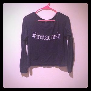 Grey Instacrush Tee